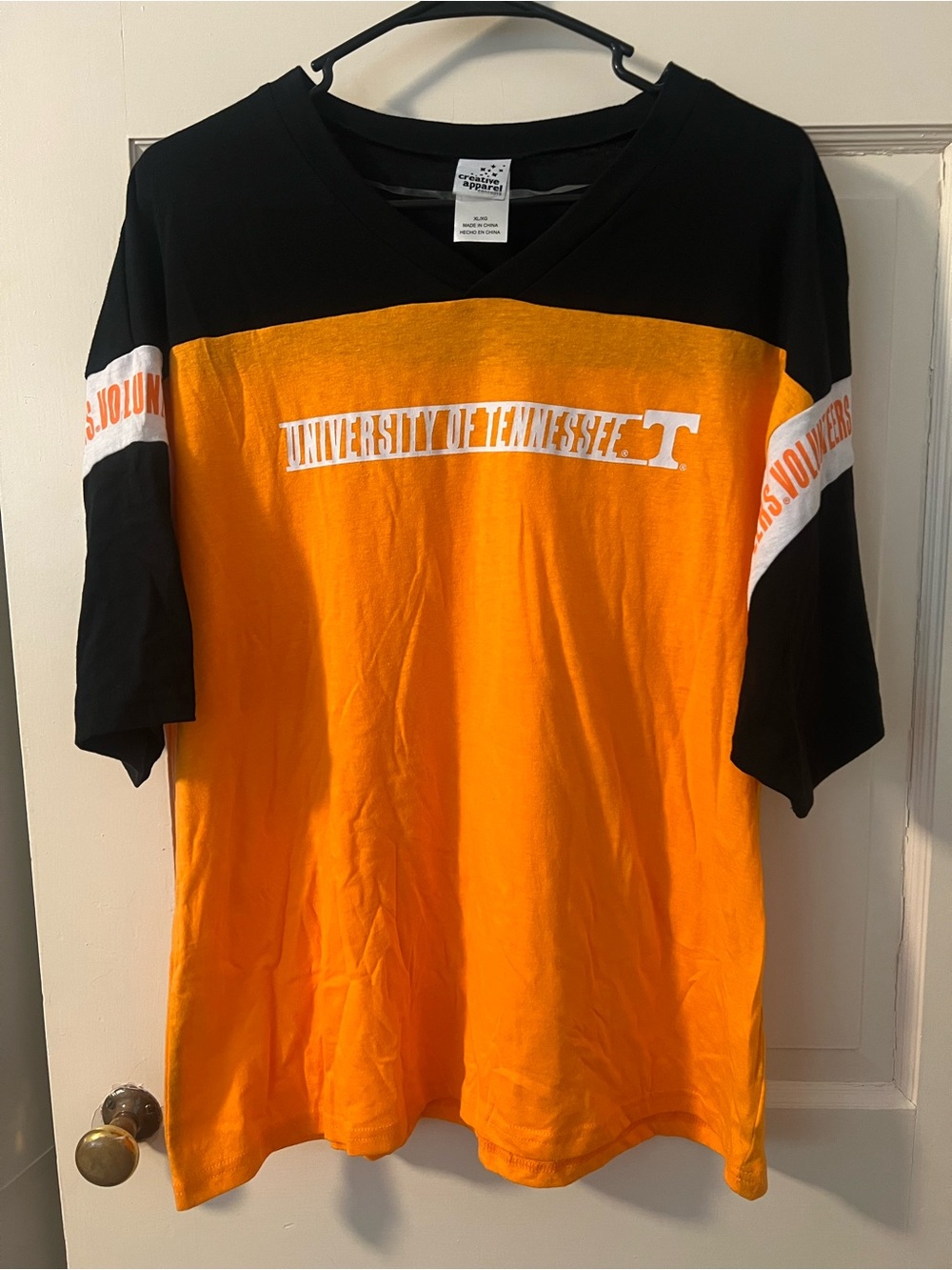 University of Tennessee Women’s Orange and Black Short-Sleeve Tee